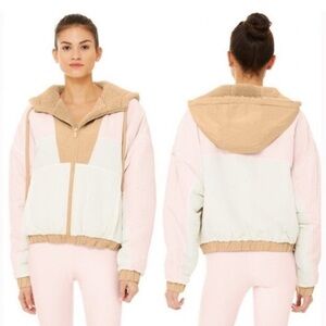 Alo Yoga Colorblock Hooded Jacket XL